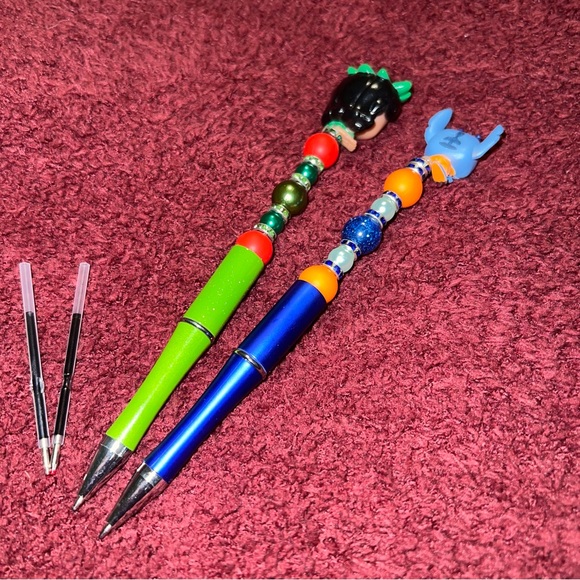 Disney Lilo And Stitch Set Of 2 Handmade Doorable Pens - Picture 5 of 7